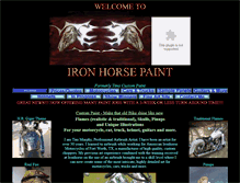 Tablet Screenshot of ironhorsepaint.com